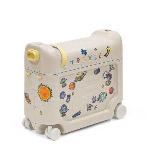 Stokke Parent-Child Travel Kids Luggage Art.296467 Moonglow White  Kohver-iste ratastel 3 ühes