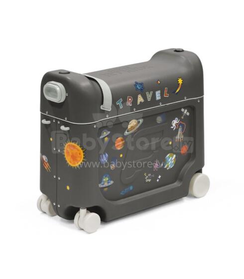 Stokke Parent-Child Travel Kids Luggage Art.296467 Midnight Grey  Kohver-iste ratastel 3 ühes