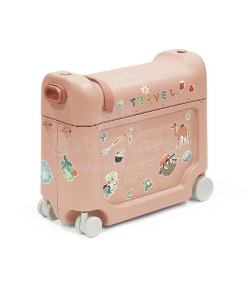 Stokke Parent-Child Travel Kids Luggage Art.296469 Coral Pink   Kohver-iste ratastel 3 ühes