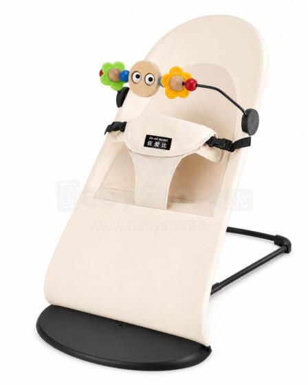 Bouncer Balance Soft Art.296474 Beige Ergonoomiline beebihüppelaud (sarnane Babybjorn Balance Softiga)