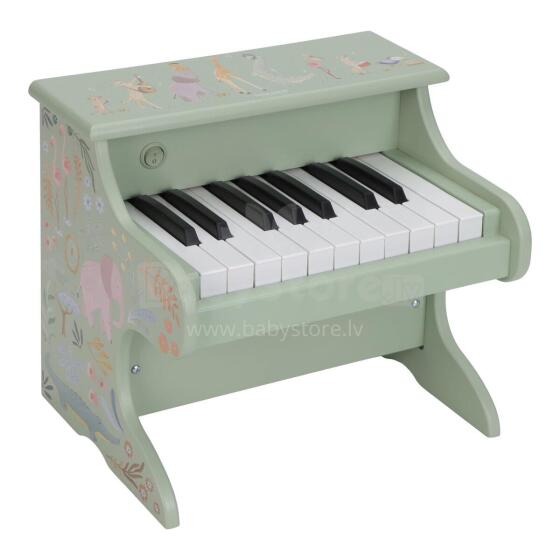 Little Dutch puidust klaver Safari Friends Green FSC Art.7476