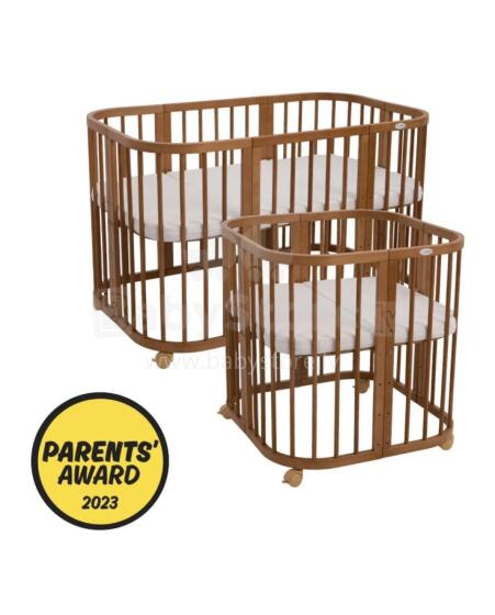 Waldin Baby Collection Bed Crib  7 in 1 Art.296539 Vintage Multifunktsionaalne puidust 7-ühes transformeeriv võrevoodi