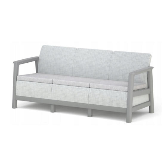 Aiadiivan kolmekohaline Scandi Linea 3-kohaline diivan helehall/tumehall