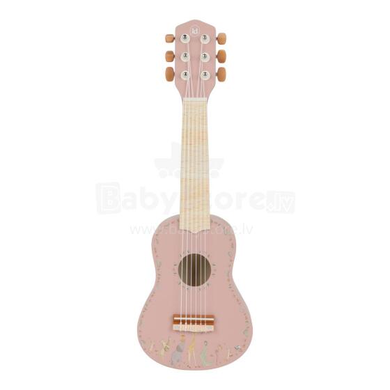 Little Dutch puidust kitarr Safari Friends Pink FSC Art.7471
