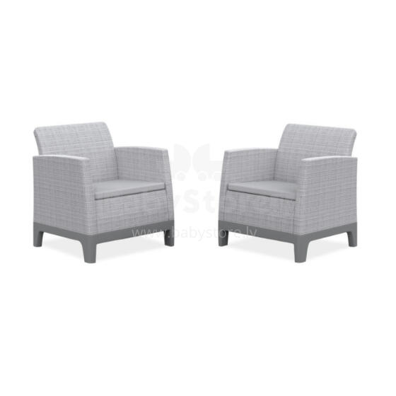 Aiatoolid 2 tk, Scandi Form, helehall/tumehall