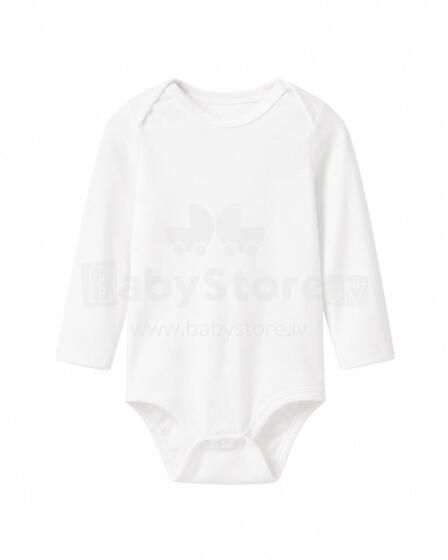 So Cute Cotton Baby Body  Art.296920 White 100% puuvillane pikkade varrukatega body (56-98 cm)