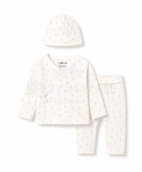 So Cute Baby Cotton Set Art.296942 Laste 3-osaline komplekt, 100% puuvill