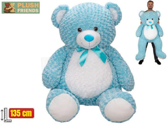Pehme mänguasi - 03142 - TEADY BEAR koos PAELAGA - SININE - suurus 135 cm