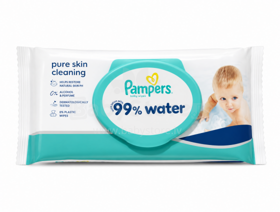 Pampers Aqua Art.297122 Baby wet wipes, 1 pack (60 count)