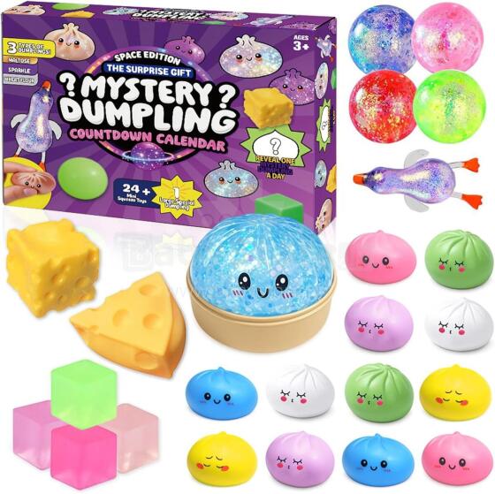 Bebe Basic Dumpling Squishy Mystery Box  Art.297202  Stressivastane pehme silikoonpall (squishy)