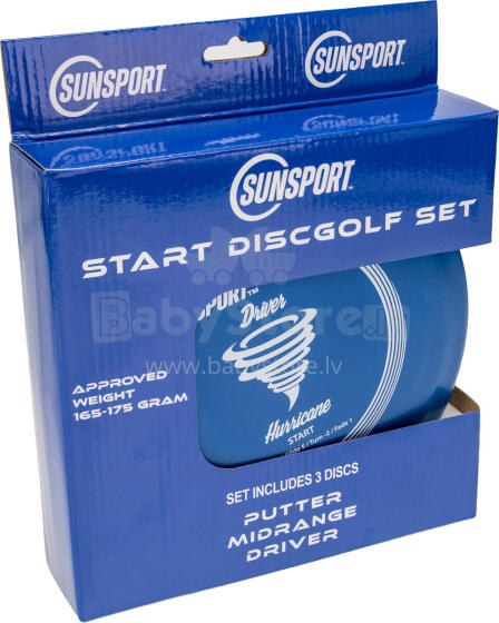 Sunsport Discgolf algkomplekt, 3 tk