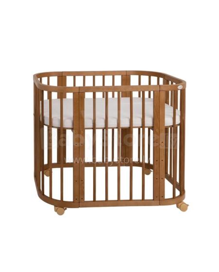 Waldin  Bed Crib  5 in 1 Art.297545 Grey Multifunktsionaalne puidust 5-ühes transformeeriv võrevoodi
