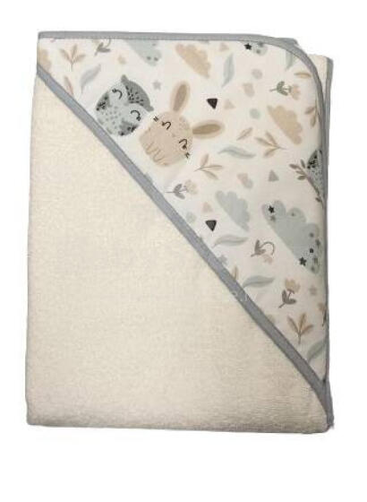 Vannimiskate - 417 - TERRY - FROTTE - suurus 100x100 - ECRU
