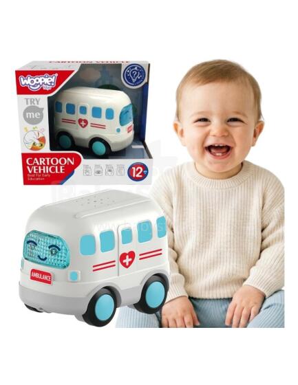 WOOPIE BABY Interaktiivne Kiirabi Mänguauto Helide ja Valgusega