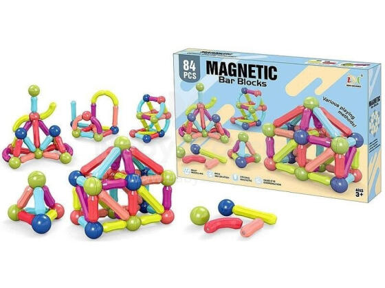 Bloks - 606944 - MAGNETILINE - 84 tk