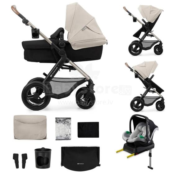 Kinderkraft Moov2 Air 4 in1 Art.297980 Grey 3-ühes lapsevanker
