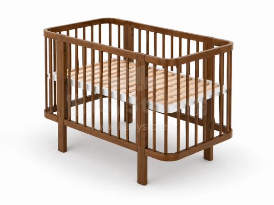 Elf Bed Kalmia Art.298155 Nut Puidust beebivoodi 140x70 cm