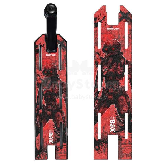Trikkide gripiteip Soke Griptape 52x13cm Punane Cyber