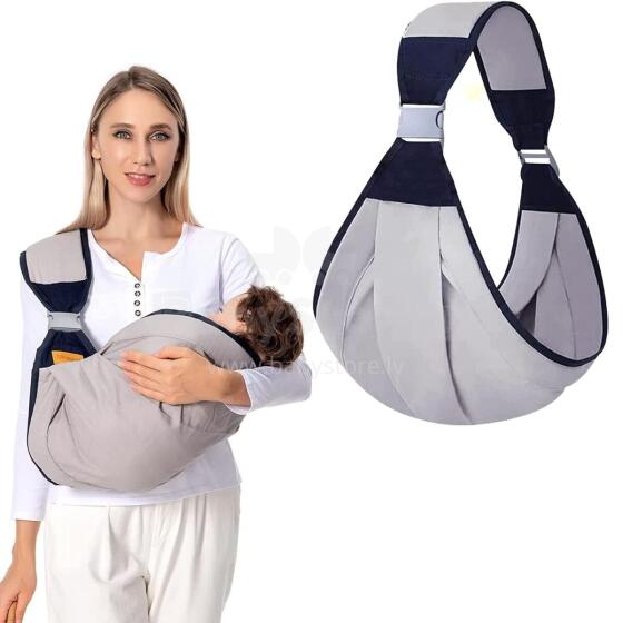 Kidsworld Koala Sling Art.298328 Grey Adjustable Ergonomic Toddler Carrier