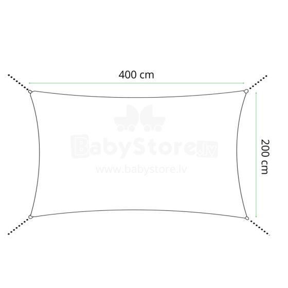 Dark Gray Sun Shading Sail 4 x 2 m SN0059