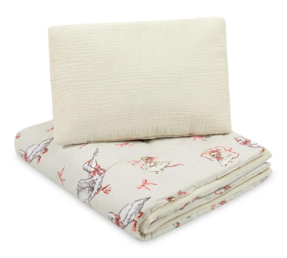 2 PIECE BEDDING ALL-YEAR GOOSE AND MOUSE 100X135 40X60
