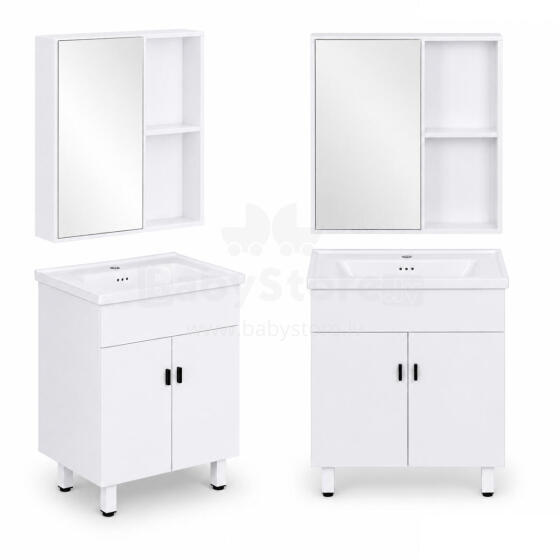 Bathroom vanity unit with sink + mirror furniture set ModernHome
