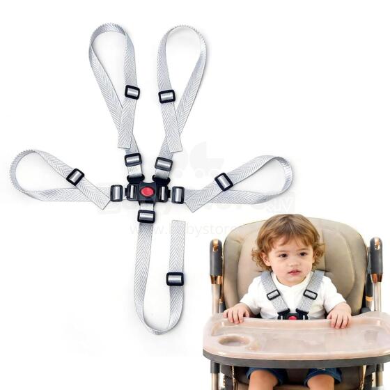 Kidsworld High Chair Safety Belts Art.298739 Söögitooli turvavöö