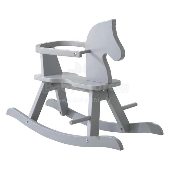 Kidsworld Rocking Horse Art.298741 Grey Puidust kiikmänguasi lastele