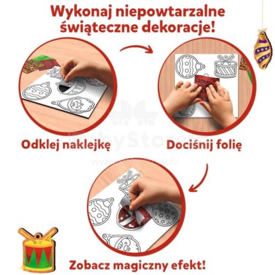 TREFL 62609 Skillmatics Foil Fun Jõulukaunistused