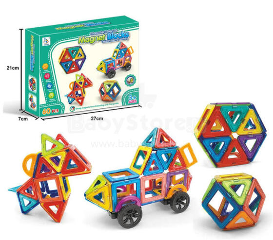 Blocks - 40380 / k1556 - MAGNETIC - 60 tk