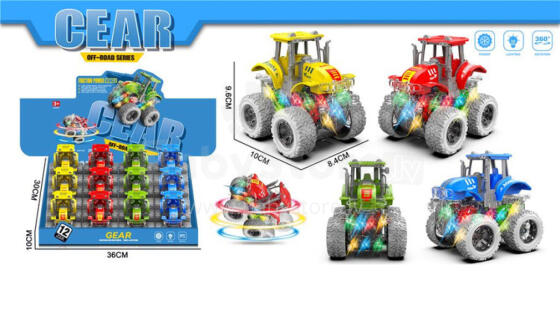TRAKTOR valgusega - VITRIINIS