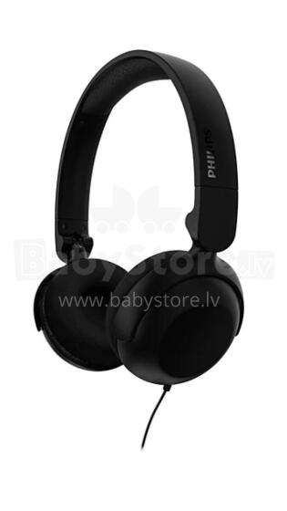 PHILIPS Austiņas ar vadu, melnas