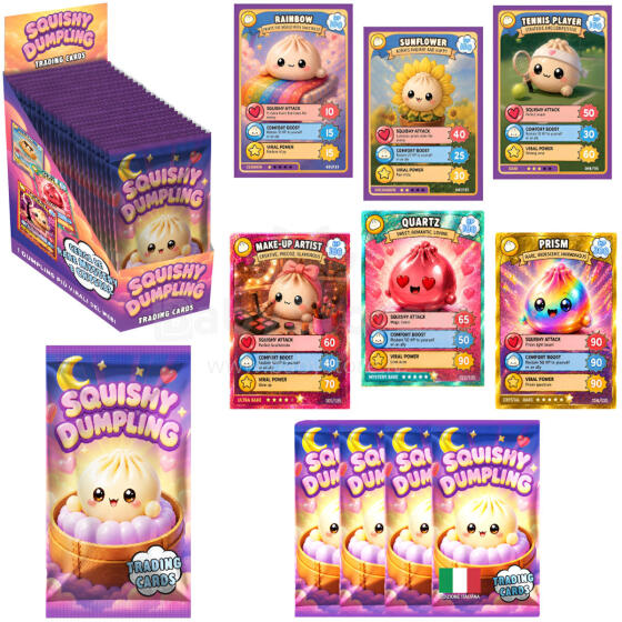 KARTY KOLEKCJONERSKIE SQUISHY DUMPLINGS
