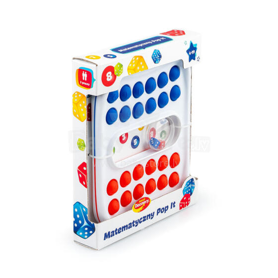 DUMEL DD 30881 Matemaatiline POP IT Punane-Sinine