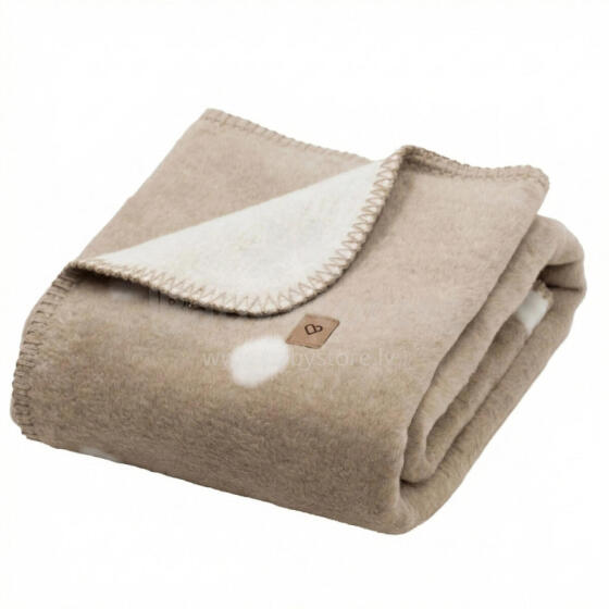 Tekik - BARI - PUUVILL - TÄPID - suurus 75x100 - ECRU /BEIGE