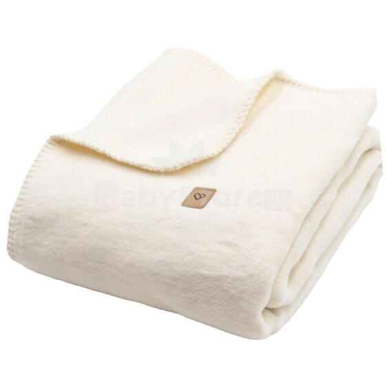 Blanket - OLSO - ONE COLOR - size 75x100 - ECRU