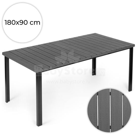 Suur 8-kohaline aiapink 180x90 cm terrassile aeda halli pinnaga MultiGarden