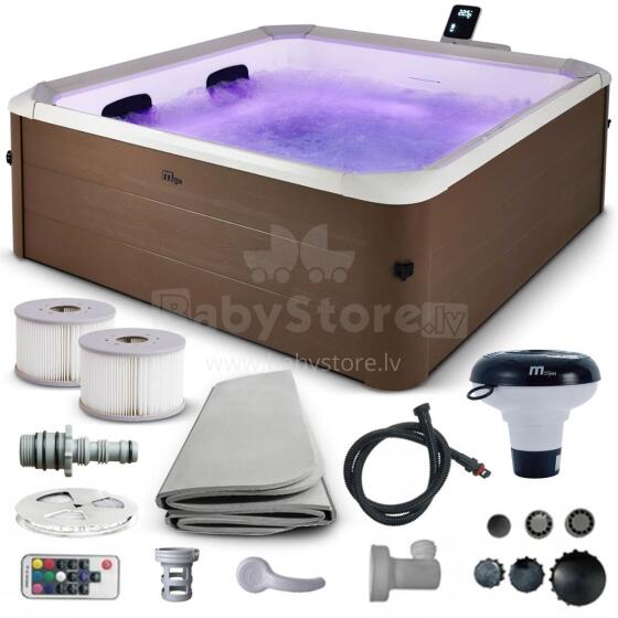 Paneel SPA koos hüdromassaažiga aastaringselt Amber 6 inimesele mSpa LED WiFi