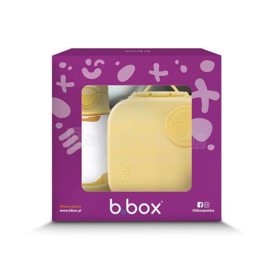 B.BOX 63044 Zestaw sportowa butelka tritanowa 450ml + Mini Lunchbox Lemon Twist