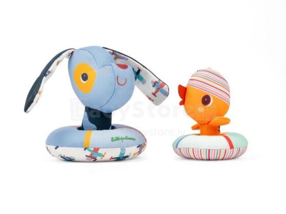 Bath toys - Jules the Dog and his duck with floats