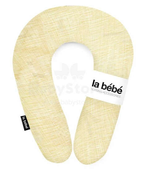 La Bebe™ Snug Cotton Nursing Maternity Pillow Art.3316 Olive green 20*70cm
