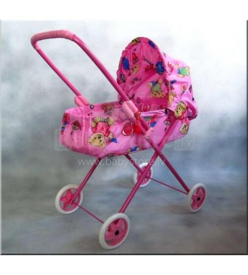 Leļļu ratiņi MADZIA 60x38x65 cm DWL