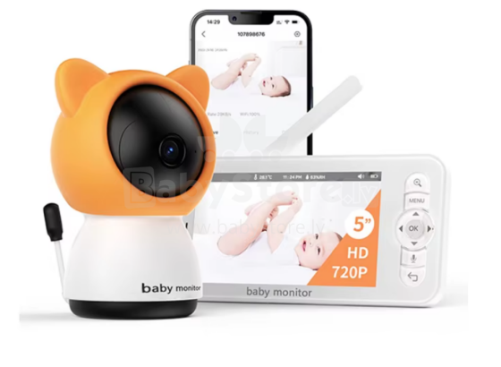 La bebe™ Accessories Monitor Babyphone Wireles Art.38931 White Beebimonitor-videokaamera