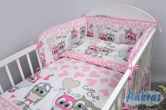ANKRAS Art.39135 Sowa/Serca Pink