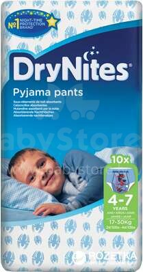 Huggies Dry Nites Art.041527574 Tрусики-подгузник для мальчиков  4-7 лет