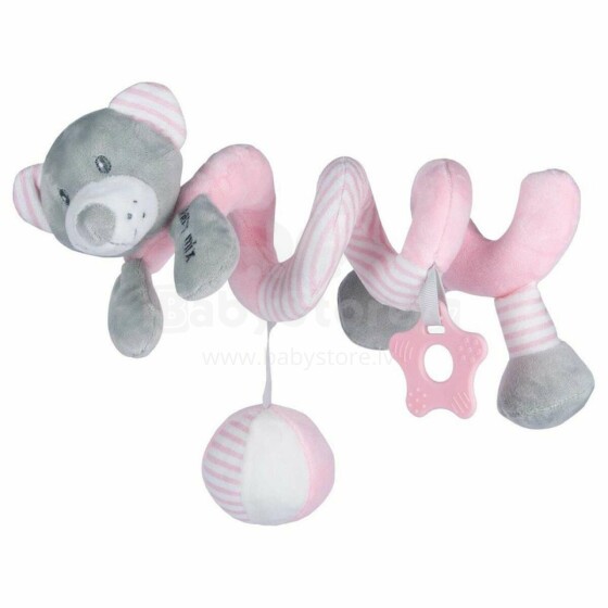 BabyMix Bear Art.44880 Игрушечная спираль для колясок/ кроваток/ автокресел