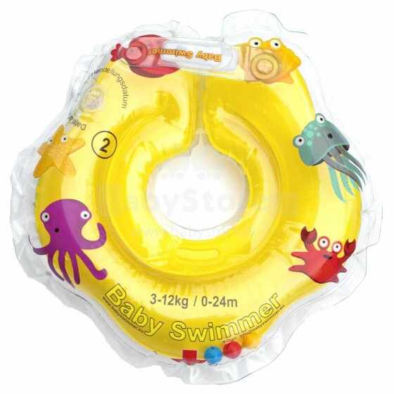 Baby Swimmer -  надувной круг на шею для купания.0-36 месяцев (6-36кг)