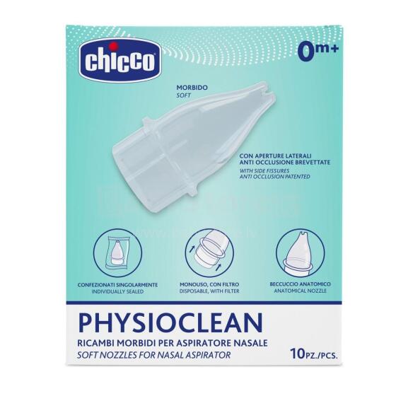 Chicco PhysioClean Replacement Nozzles Nina aspiraatorite vahetusotsikud