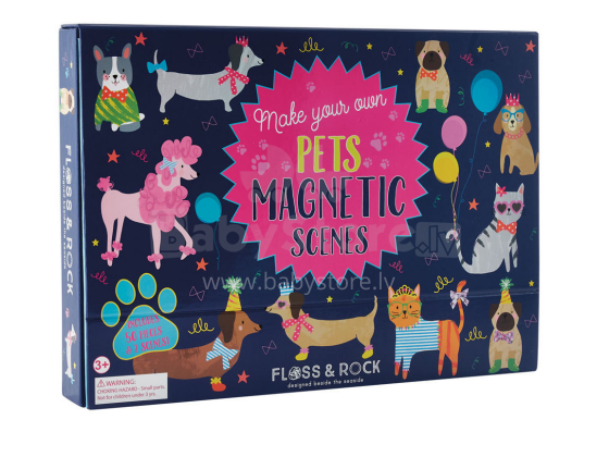 Floss&Rock Zuja Art.39P3511 Magnetiline mäng Pets