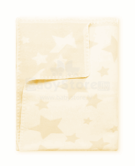 Kids Blanket Summer Cotton Stars Art.G00011 Dark Beige Детское одеяло/плед из натурального хлопка 100х140см(B категория качества)